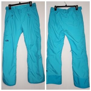 The North Face Hyvent Blue Snowboarding Pants Women's Size Medium Skiing